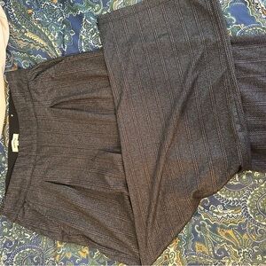 Max Studio Charcoal Pinstripe dress pants